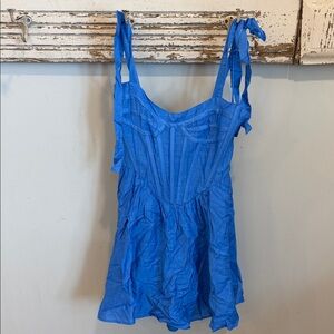 Sky to Moon NWT Corset Dress Size Small with Tie Straps